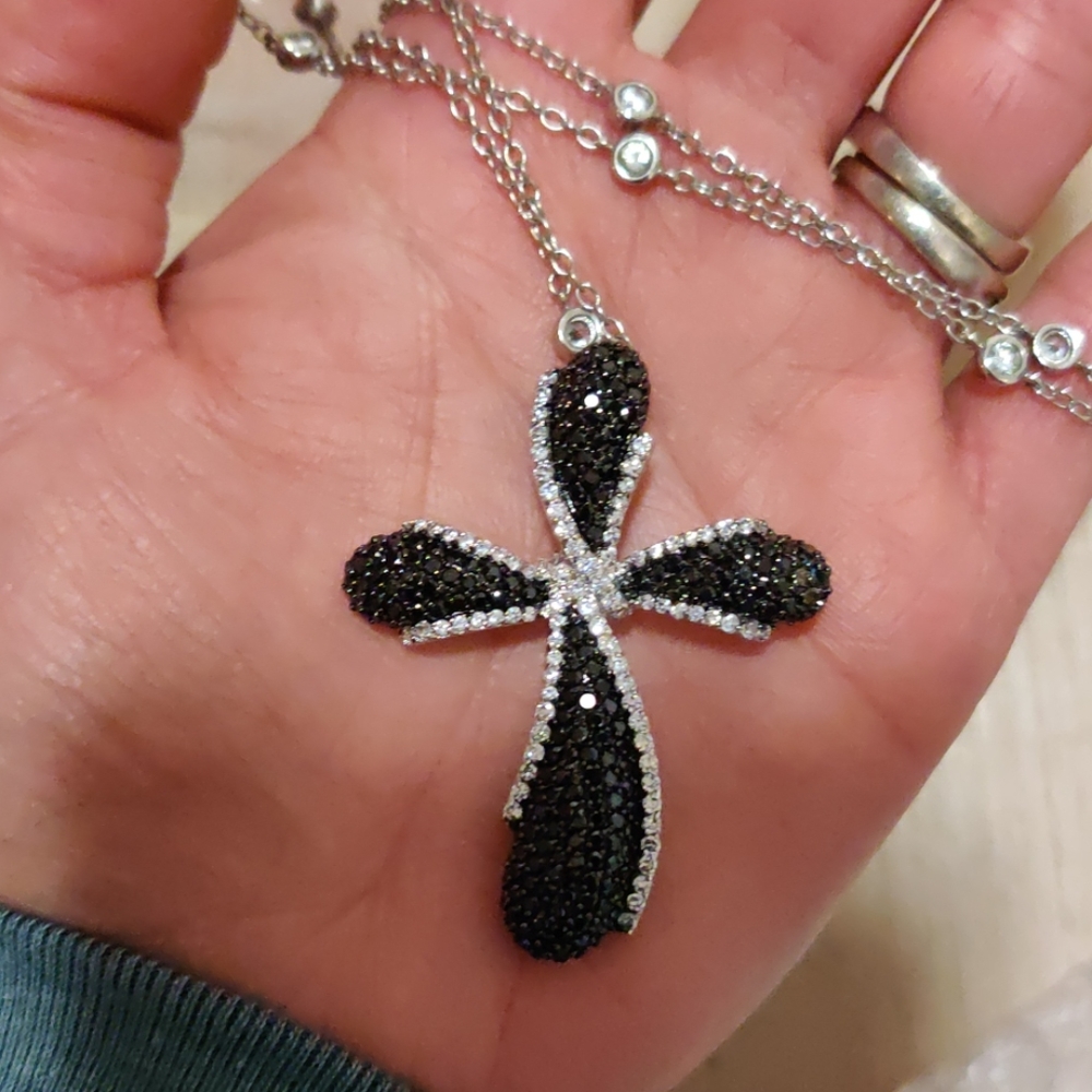 Black Diamond CZ  cross